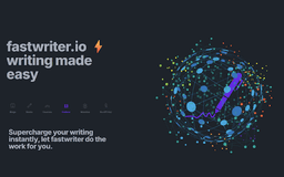 FastWriter.io Extension - Chrome Extension