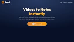 Seed - Youtube to Obsidian