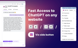 Vio🤖 - Chrome Extension