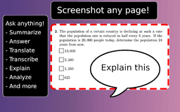 Ask Screenshot - Chrome Extension