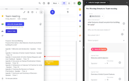 Avila Meeting Workflow - Chrome Extension
