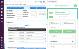 Comprehend PT Integration for EMR - Chrome Extension