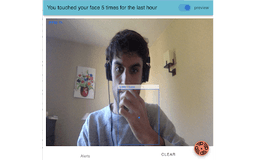 Face Touching Detector - Chrome Extension