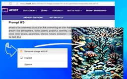 Generate Image with CloudflareAI - Chrome Extension