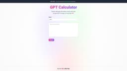 GPT Calculator