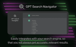 GPT Search Navigator - Chrome Extension