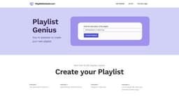 PlaylistGeniusAI