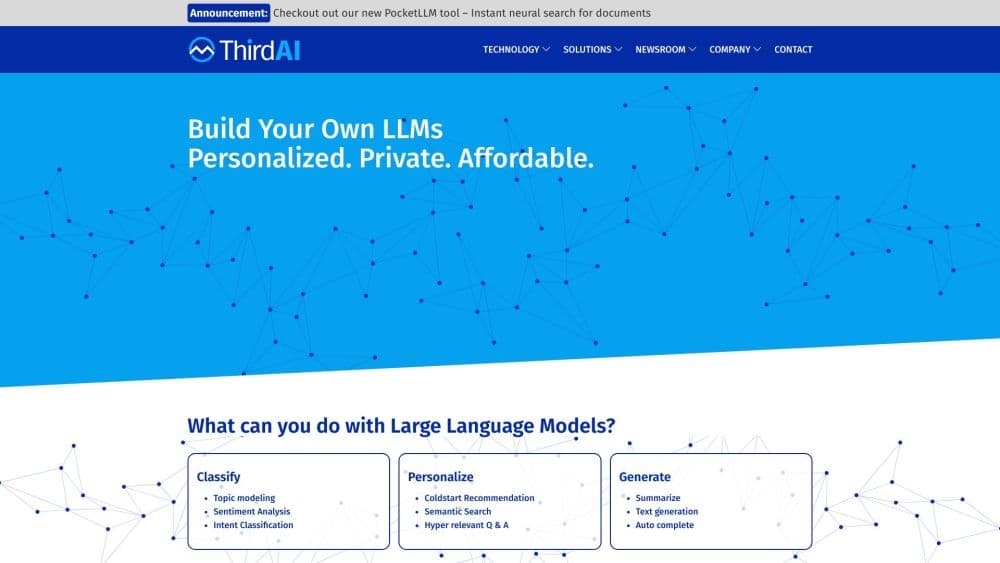 ThirdAI - Making AI Accessible For All