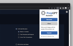 PrepGPT - Chrome Extension