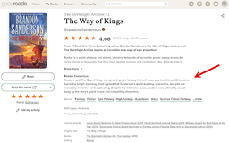 Goodreads - Chrome Extension