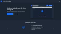 Smart Online Notepad