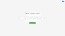 Personalised Meditation