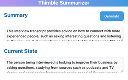 Thimble AI - Chrome Extension