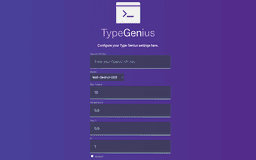 Type Genius - Chrome Extension