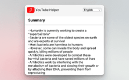 YouTube Helper - Chrome Extension
