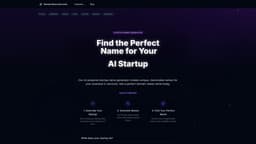 AI Startup Name Generator