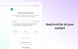 Bash - Chrome Extension