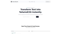 AI-Powered TailwindCSS Code Generator