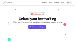 Co Writer - your AI platform for creative writing