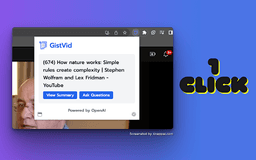 GistVid - Chrome Extension