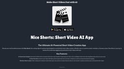 Nice Shorts - Short Video AI App