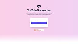 SiteSpeakAI - YouTube Summarizer