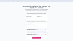 AI Love Letter Generator