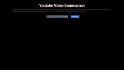 Youtube Video Summarizer