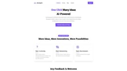 AhaApple - AI Idea Generator - Creative And Novel Ideas