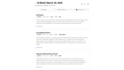 AI Brief