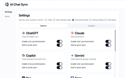 AI Chat Sync - Chrome Extension