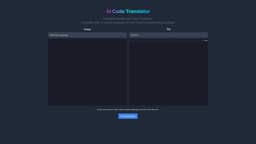 AI Code Translator Online Free 🤖