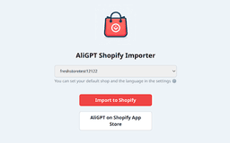 AliGPT Shopify App Companion - Chrome Extension