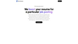 Boost-Resume