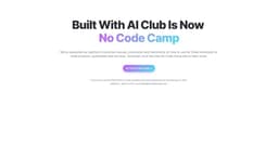 AI and No Code