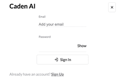 Caden AI - Chrome Extension