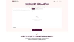 Cambiador de Palabras