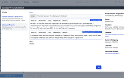Coldreach - Chrome Extension