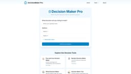 Decision Maker Pro