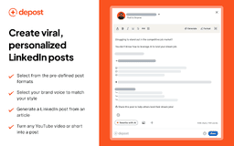 Depost AI - Chrome Extension