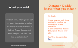 Dictation Daddy - Chrome Extension