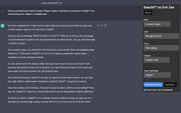 EasyGPT - Chrome Extension