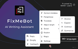 FixMeBot - Chrome Extension