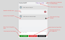 Floating ChatGPT - Chrome Extension