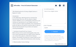 AI Writing Generator - Chrome Extension
