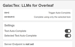 GalacTex - Chrome Extension