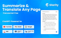 Glarity - Chrome Extension