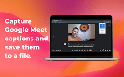Meet Subtitles Downloader - Chrome Extension
