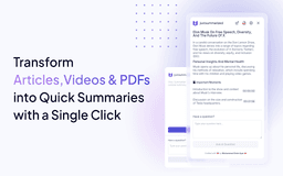JustSummarized - Chrome Extension