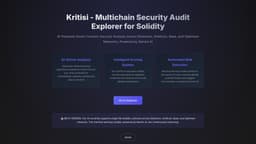 Kritisi - Security Audit Explorer for Solidity